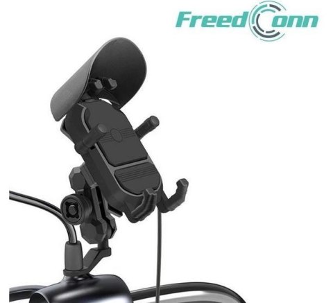 Uchwyt na telefon i ładowarka indukcyjna FreedConn MC29 15W + USB Uchwyt na telefon i ładowarka indukcyjna FreedConn MC29 15W + USB