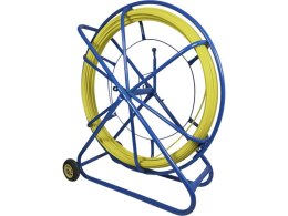 Pilot z włókna szklanego FRP do przeciągania kabli O11mm, 100m z kółkami Q-LANTEC