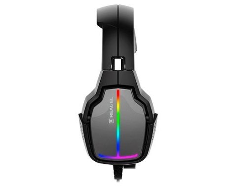 Słuchawki gamingowe REAL-EL GDX-7780 SURROUND 7.1 (black, RGB, z wbudowanym mikrofonem) Słuchawki gamingowe REAL-EL GDX-7780 SURROUND 7.1 (black, RGB, z wbudowanym mikrofonem)
