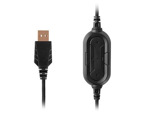 Słuchawki gamingowe REAL-EL GDX-7780 SURROUND 7.1 (black, RGB, z wbudowanym mikrofonem) Słuchawki gamingowe REAL-EL GDX-7780 SURROUND 7.1 (black, RGB, z wbudowanym mikrofonem)