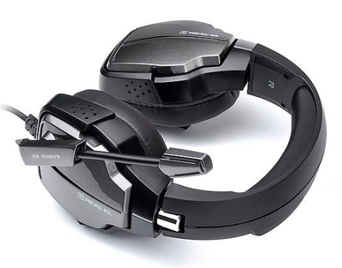 Słuchawki gamingowe REAL-EL GDX-7780 SURROUND 7.1 (black, RGB, z wbudowanym mikrofonem) Słuchawki gamingowe REAL-EL GDX-7780 SURROUND 7.1 (black, RGB, z wbudowanym mikrofonem)