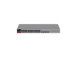 Zarządzalny Switch Ruijie | L2+ | 24 porty 1Gbit + 4 porty SFP 2.5Gbit | 24 porty PoE+ (370W max) | 2 wentylatory, 1 wbudowany z