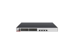 Zarządzalny Switch Ruijie | L3| 24 porty 1Gbit + 4 porty SFP+ 10Gbit | 24 porty PoE+ (740W max) | 1 wentylator, 2 sloty na zasil