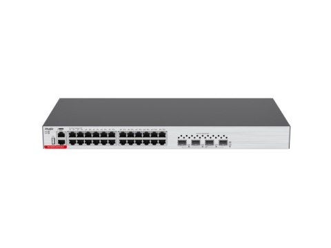 Zarządzalny Switch Ruijie | L3 | 24 porty 1Gbit + 4 porty SFP+ 10Gbit | Rack Zarządzalny Switch Ruijie | L3 | 24 porty 1Gbit + 4 porty SFP+ 10Gbit | Rack