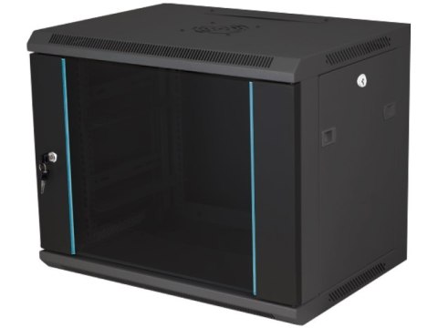 Szafa wisząca 19" 18U 600x600, niedzielona, drzwi szklane jednoskrzydłowe, tył osłona pełna, osłony boczne zamykane na klucz, ko Szafa wisząca 19" 18U 600x600, niedzielona, drzwi szklane jednoskrzydłowe, tył osłona pełna, osłony boczne zamykane na klucz, ko