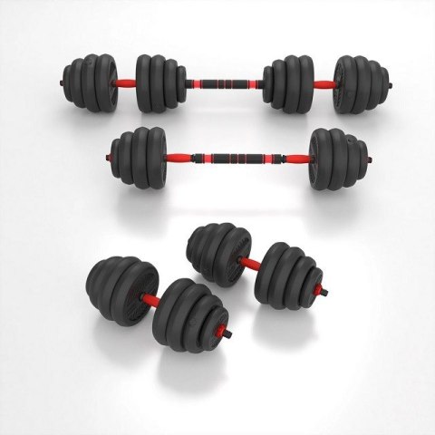 Zestaw ciężarów 6w1 HMS SGN140 (sztanga, sztangielki i kettlebell) 40kg Zestaw ciężarów 6w1 HMS SGN140 (sztanga, sztangielki i kettlebell) 40kg