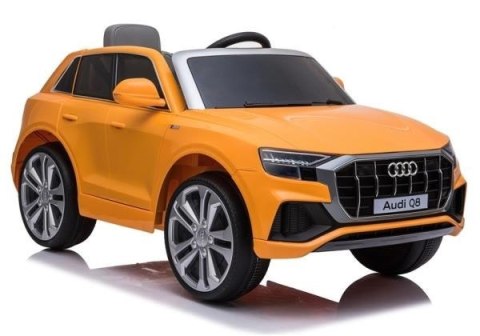 Auto na akumulator Audi Q8 JJ2066 żółte 5166 Lean Toys Auto na akumulator Audi Q8 JJ2066 żółte 5166 Lean Toys