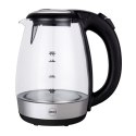 ELDOM CZAJNIK SZKLANY LIMEA, 2200 W, POJ. 1,7 L, P (WYPRZEDAŻ)