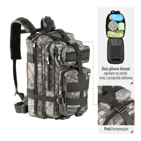 Plecak NILS CAMP DEFENDER CBT7204 czarny Plecak NILS CAMP DEFENDER CBT7204 czarny