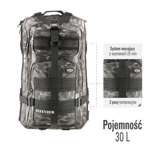 Plecak NILS CAMP DEFENDER CBT7204 czarny Plecak NILS CAMP DEFENDER CBT7204 czarny