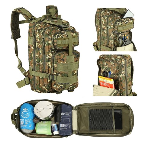 Plecak NILS CAMP DEFENDER CBT7204 zielony moro Plecak NILS CAMP DEFENDER CBT7204 zielony moro