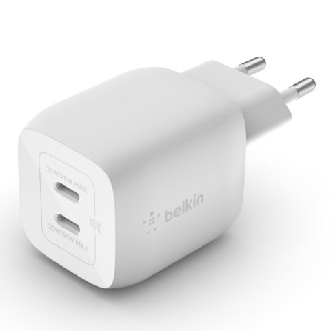 BELKIN 45W DUAL USB-C GAN/LADEGERAET MIT POWER DELIVER BELKIN 45W DUAL USB-C GAN/LADEGERAET MIT POWER DELIVER