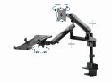 DISPLAY ACC MOUNTING ARM/NB TRAY MA-DA3-02 GEMBIRD