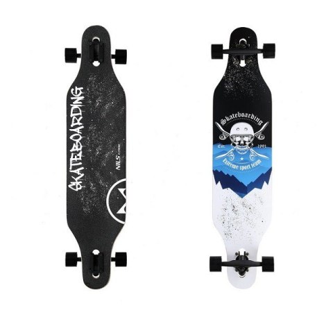 Longboard NILS EXTREME Skull Wood Skate Longboard NILS EXTREME Skull Wood Skate