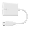 ROCKSTAR USB-C/AUDIO- UND LADEADAPTER WEI