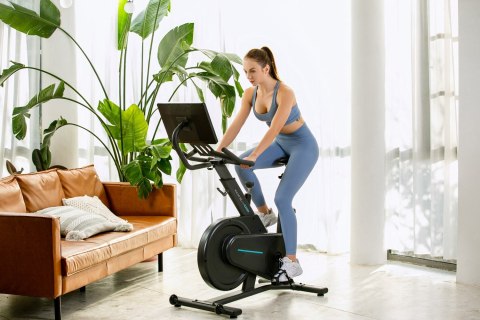 Rower spinningowy, stacjonarny, magnetyczny OVICX Q200X z ekranem dotykowym 15,6" TFT, WIFI bluetooth&app (WYPRZEDAŻ) Rower spinningowy, stacjonarny, magnetyczny OVICX Q200X z ekranem dotykowym 15,6" TFT, WIFI bluetooth&app (WYPRZEDAŻ)