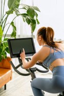 Rower spinningowy, stacjonarny, magnetyczny OVICX Q200X z ekranem dotykowym 15,6" TFT, WIFI bluetooth&app (WYPRZEDAŻ)