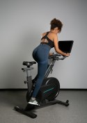 Rower spinningowy, stacjonarny, magnetyczny OVICX Q200X z ekranem dotykowym 15,6" TFT, WIFI bluetooth&app (WYPRZEDAŻ)