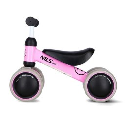 Rowerek biegowy NILS FUN RB002 różowy