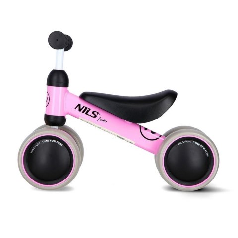 Rowerek biegowy NILS FUN RB002 różowy Rowerek biegowy NILS FUN RB002 różowy