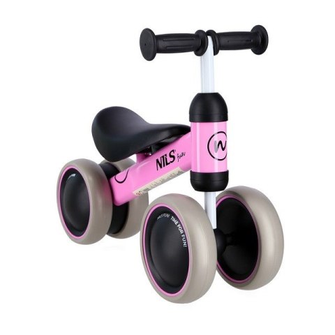 Rowerek biegowy NILS FUN RB002 różowy Rowerek biegowy NILS FUN RB002 różowy