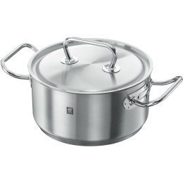 Garnek niski z pokrywką Zwilling Twin Classic - 3 ltr