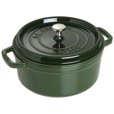 Garnek żeliwny okrągły Staub - 3.8 ltr, Zielony Garnek żeliwny okrągły Staub - 3.8 ltr, Zielony