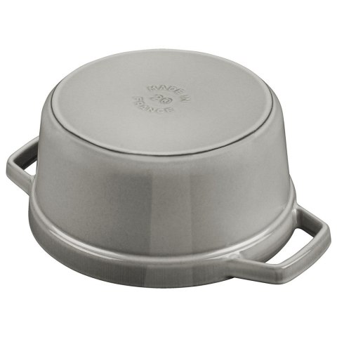Garnek żeliwny okrągły Staub - 5.2 ltr, Grafitowy Garnek żeliwny okrągły Staub - 5.2 ltr, Grafitowy
