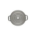 Garnek żeliwny okrągły Staub - 5.2 ltr, Grafitowy