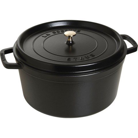 Garnek żeliwny okrągły Staub - Czarny, 12.6 ltr Garnek żeliwny okrągły Staub - Czarny, 12.6 ltr