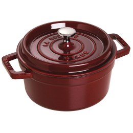 Garnek żeliwny okrągły Staub - Grenadynowy, 2.6 ltr