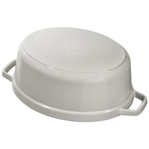 Garnek żeliwny owalny Staub - 5.5 ltr, Biała trufla Garnek żeliwny owalny Staub - 5.5 ltr, Biała trufla