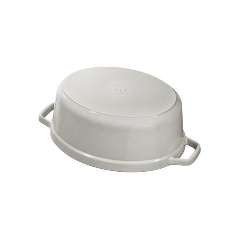 Garnek żeliwny owalny Staub - 5.5 ltr, Biała trufla Garnek żeliwny owalny Staub - 5.5 ltr, Biała trufla