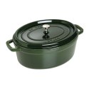 Garnek żeliwny owalny Staub - 6.7 ltr, Zielony