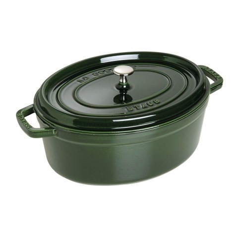 Garnek żeliwny owalny Staub - 6.7 ltr, Zielony