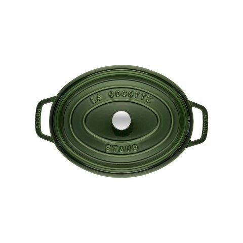 Garnek żeliwny owalny Staub - 6.7 ltr, Zielony Garnek żeliwny owalny Staub - 6.7 ltr, Zielony