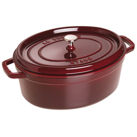Garnek żeliwny owalny Staub - Grenadynowy, 5.5 ltr Garnek żeliwny owalny Staub - Grenadynowy, 5.5 ltr