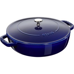 Głęboka patelnia do duszenia z pokrywką Staub - 28 cm, Niebieski