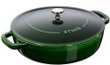 Głęboka patelnia do duszenia z pokrywką Staub - 28 cm, Zielony