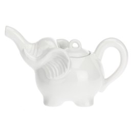 Imbryk na herbatę Elefanti słoń - Biały, 750 ml
