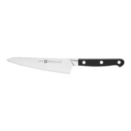 Kompaktowy nóż szefa kuchni z ząbkami Zwilling Pro - 14 cm
