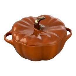 Mini Cocotte okrągły dynia Staub - 500 ml, Pomarańczowy