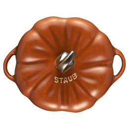 Mini Cocotte okrągły dynia Staub - 500 ml, Pomarańczowy