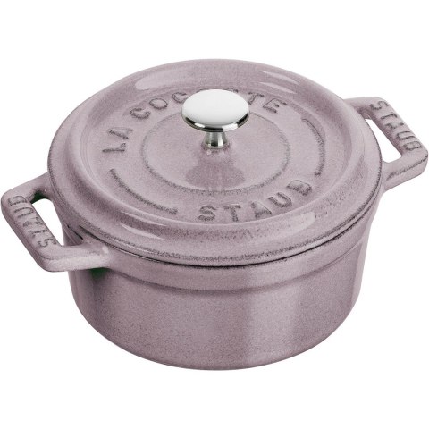 Mini garnek żeliwny okrągły Staub - 250 ml, Kwiat Wiśni Mini garnek żeliwny okrągły Staub - 250 ml, Kwiat Wiśni