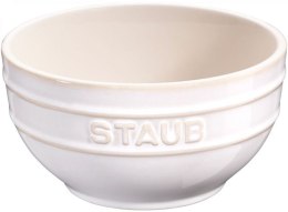 Miska okrągła Staub - 12 cm, Kość słoniowa