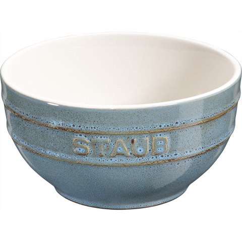 Miska okrągła Staub - 14 cm, Antyczny turkusowy Miska okrągła Staub - 14 cm, Antyczny turkusowy