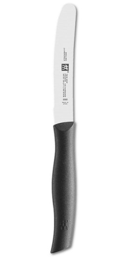 Nóż uniwersalny Zwilling Twin Grip - 12 cm, Czarny