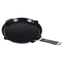 Okrągła patelnia żeliwna grillowa STAUB 40509-426-0 - czarna 27 cm