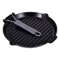 Okrągła patelnia żeliwna grillowa STAUB 40509-426-0 - czarna 27 cm