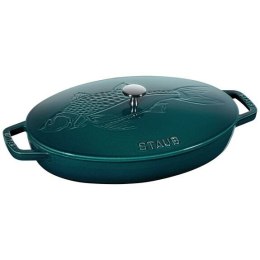 Owalna żeliwna brytfanna do ryb Staub - 2.8 ltr, Morski